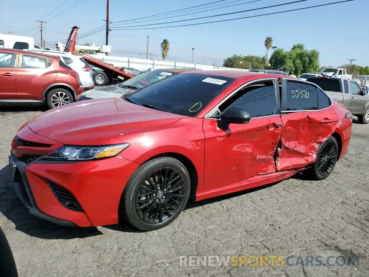 2 Photograph of a damaged car 4T1G11AK3LU369672 TOYOTA CAMRY 2020