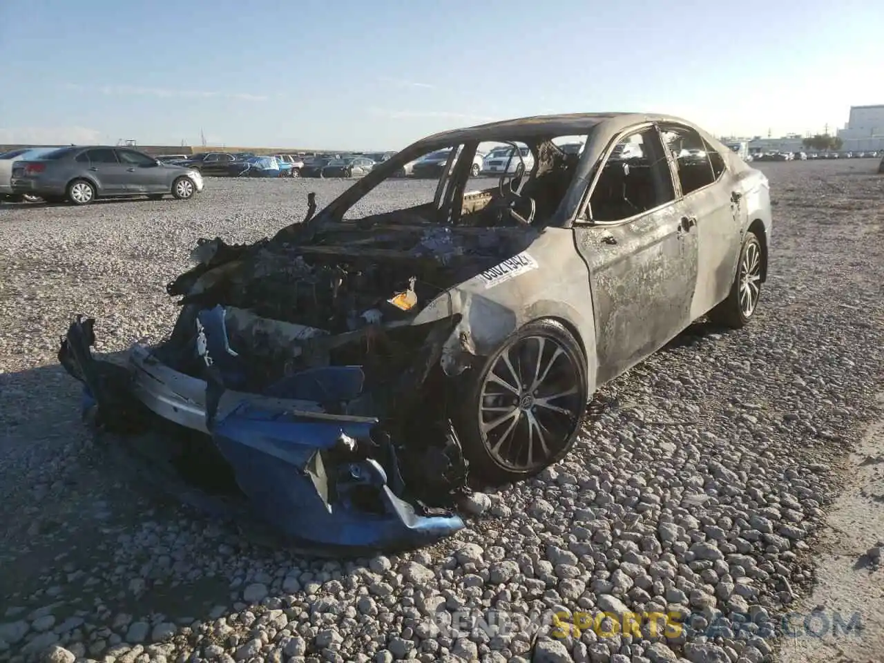 2 Photograph of a damaged car 4T1G11AK3LU375682 TOYOTA CAMRY 2020