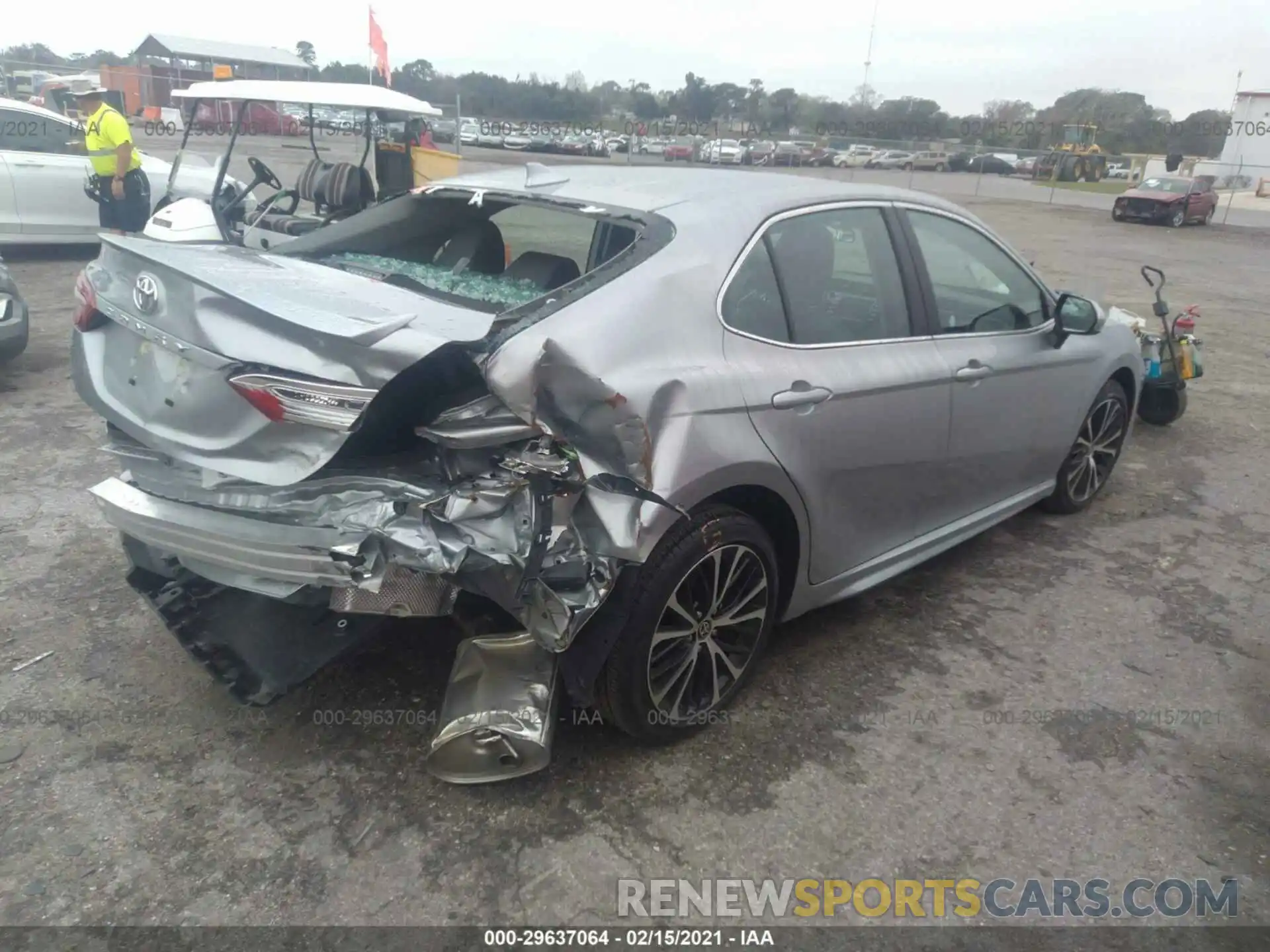 4 Photograph of a damaged car 4T1G11AK3LU384883 TOYOTA CAMRY 2020