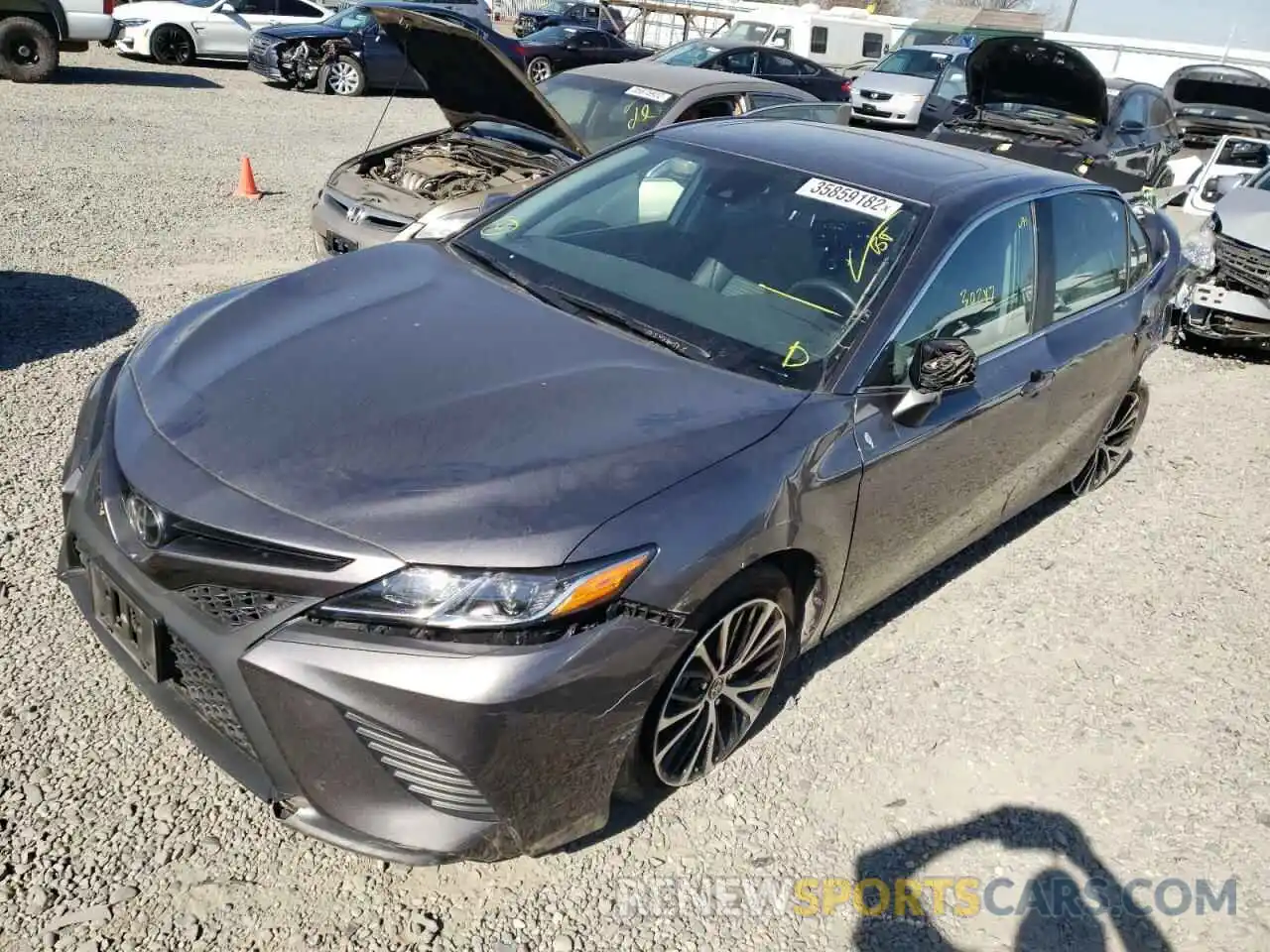 2 Photograph of a damaged car 4T1G11AK3LU389789 TOYOTA CAMRY 2020