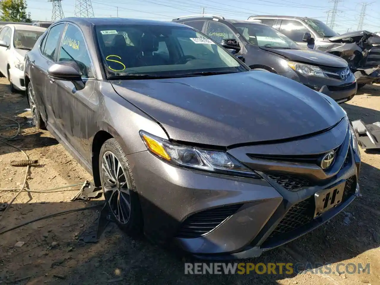 1 Photograph of a damaged car 4T1G11AK3LU504102 TOYOTA CAMRY 2020