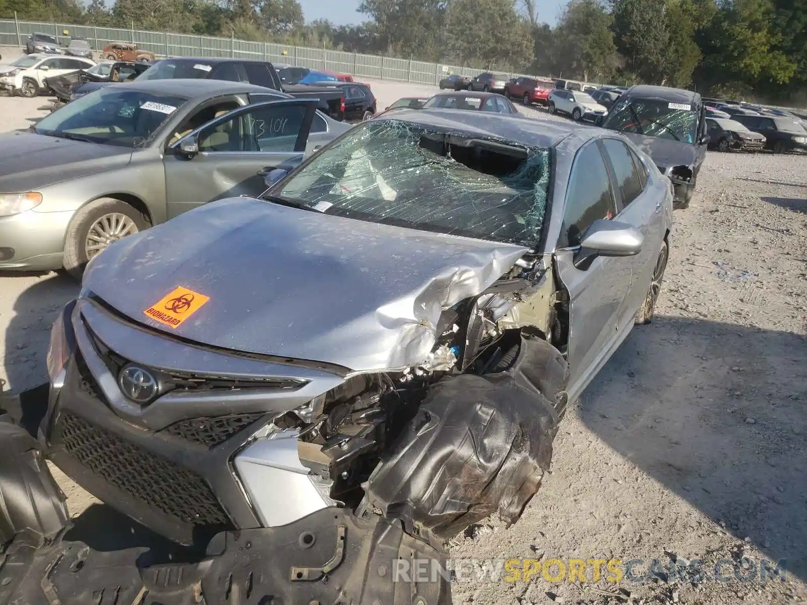 2 Photograph of a damaged car 4T1G11AK3LU864650 TOYOTA CAMRY 2020