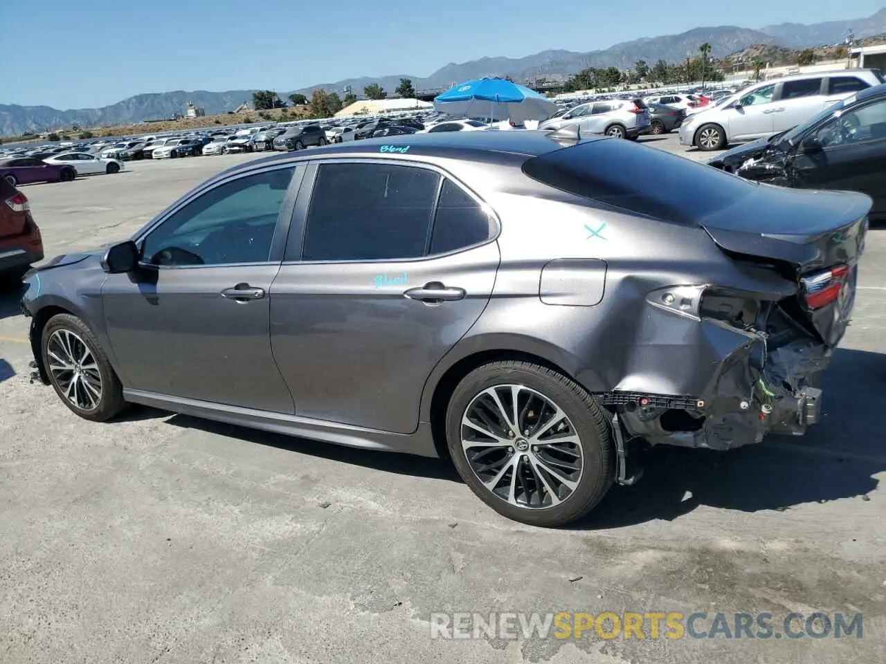 2 Photograph of a damaged car 4T1G11AK3LU887927 TOYOTA CAMRY 2020