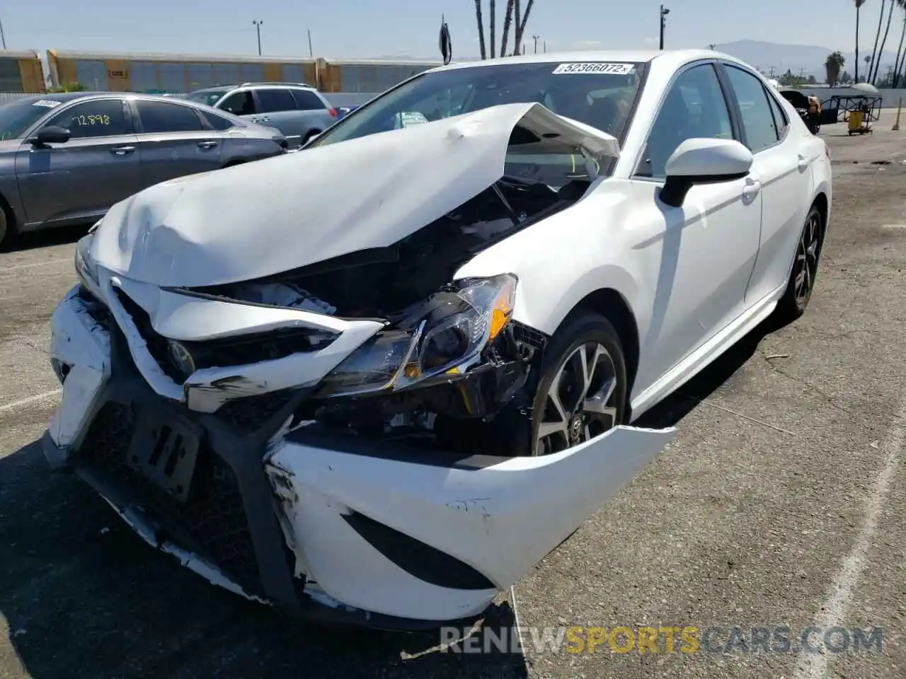 2 Photograph of a damaged car 4T1G11AK3LU923907 TOYOTA CAMRY 2020