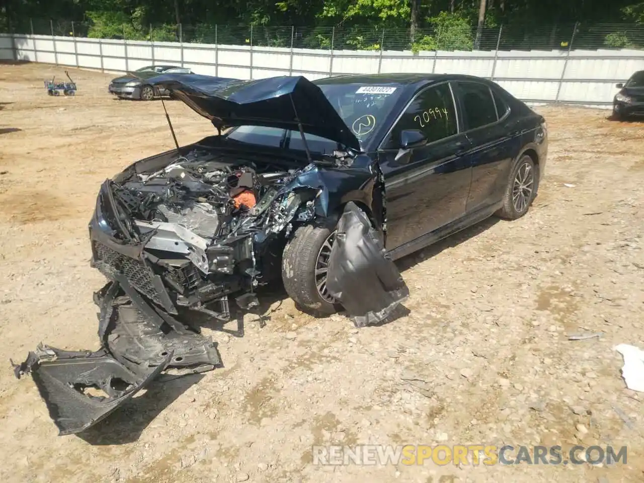 2 Photograph of a damaged car 4T1G11AK3LU935023 TOYOTA CAMRY 2020