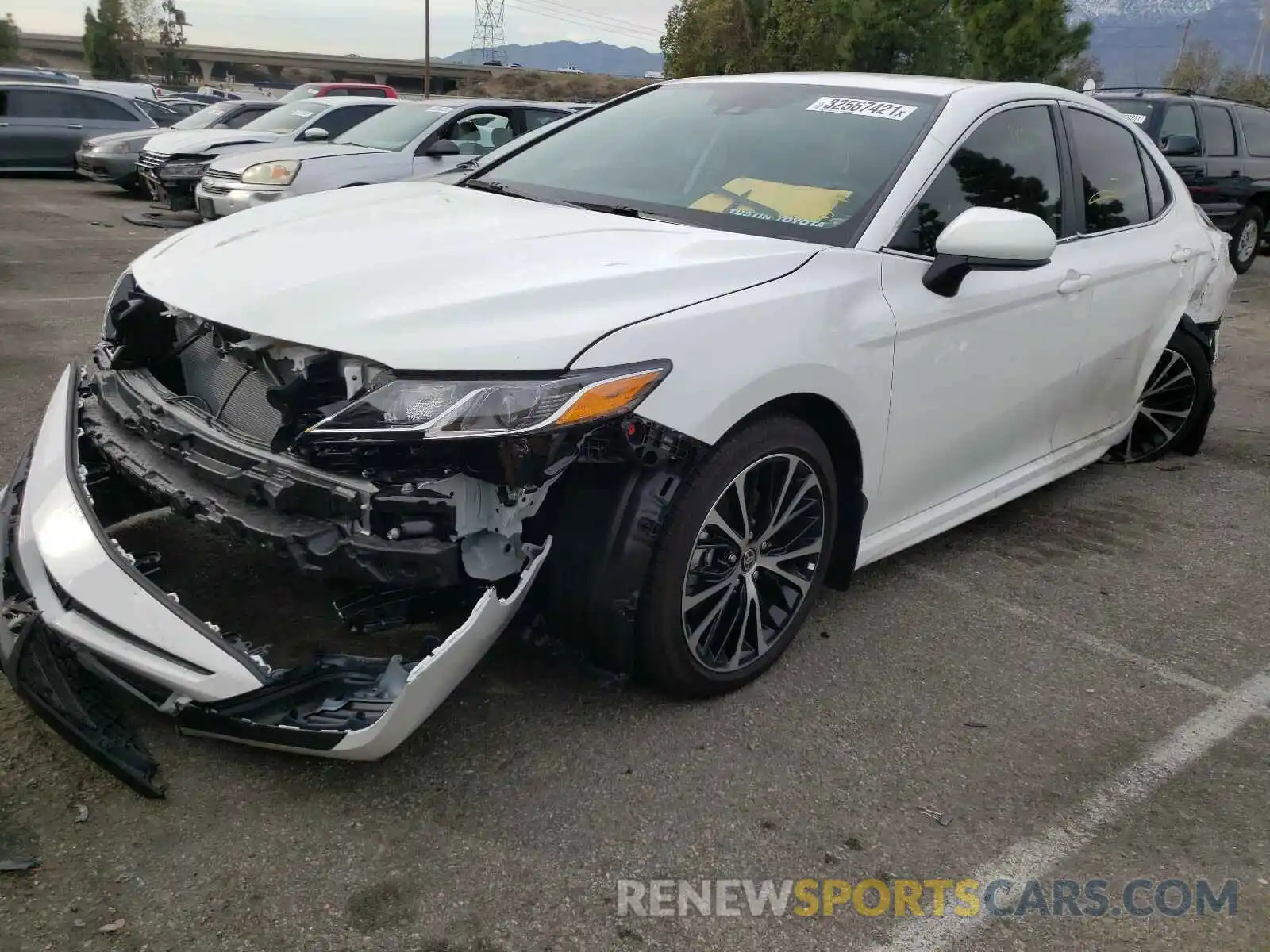 2 Photograph of a damaged car 4T1G11AK3LU951495 TOYOTA CAMRY 2020