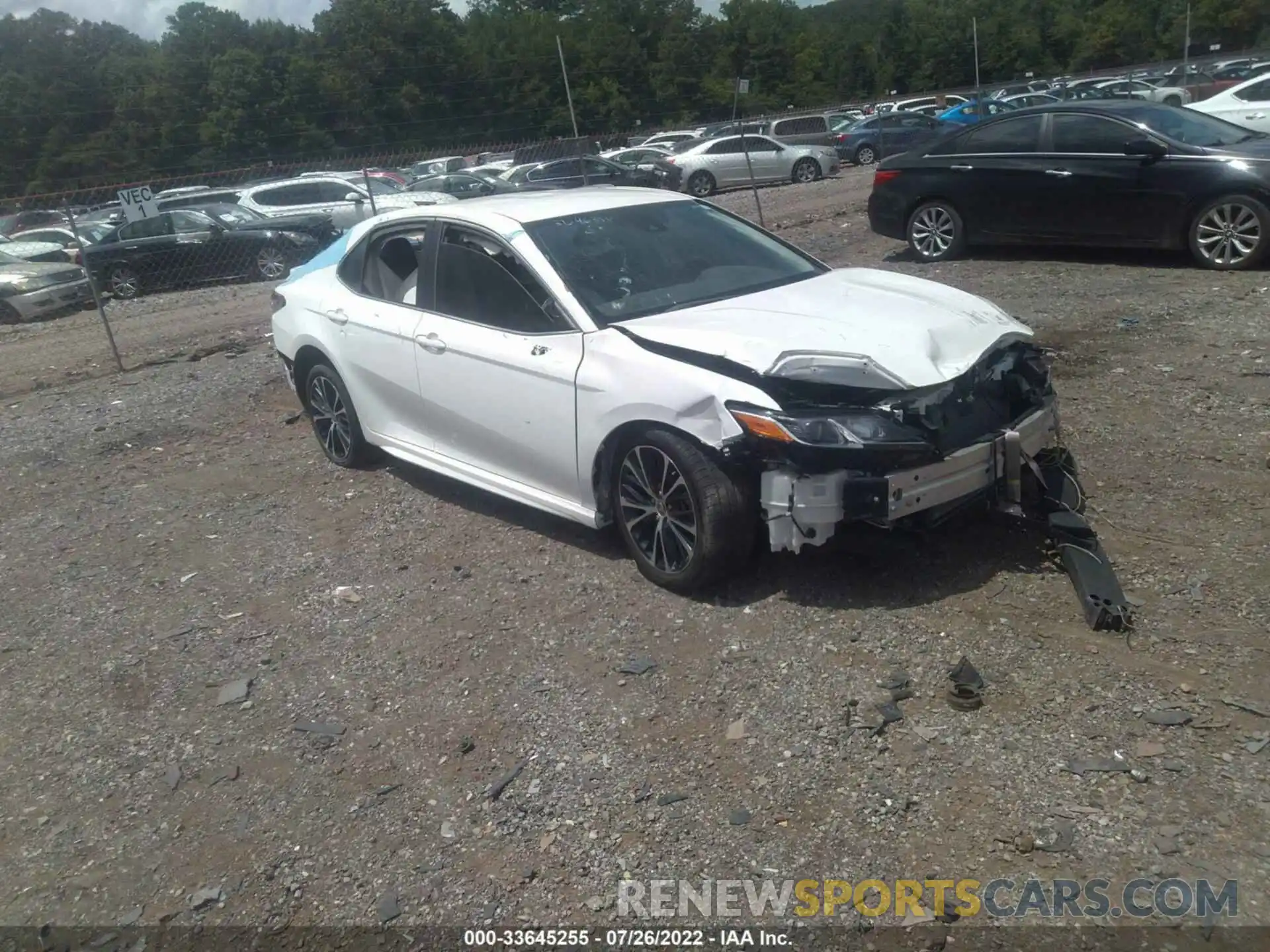 1 Photograph of a damaged car 4T1G11AK3LU963744 TOYOTA CAMRY 2020