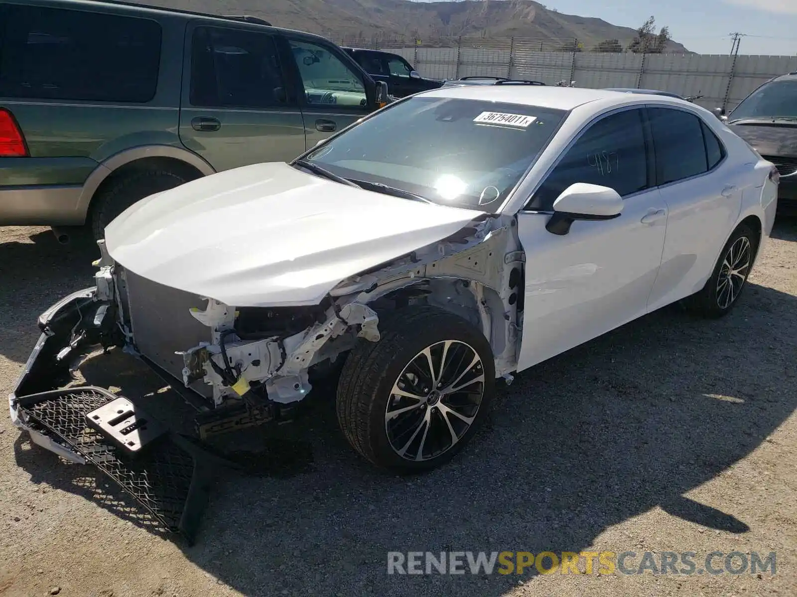 2 Photograph of a damaged car 4T1G11AK3LU968037 TOYOTA CAMRY 2020