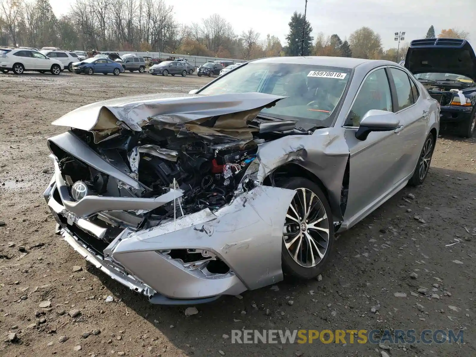 2 Photograph of a damaged car 4T1G11AK3LU970774 TOYOTA CAMRY 2020