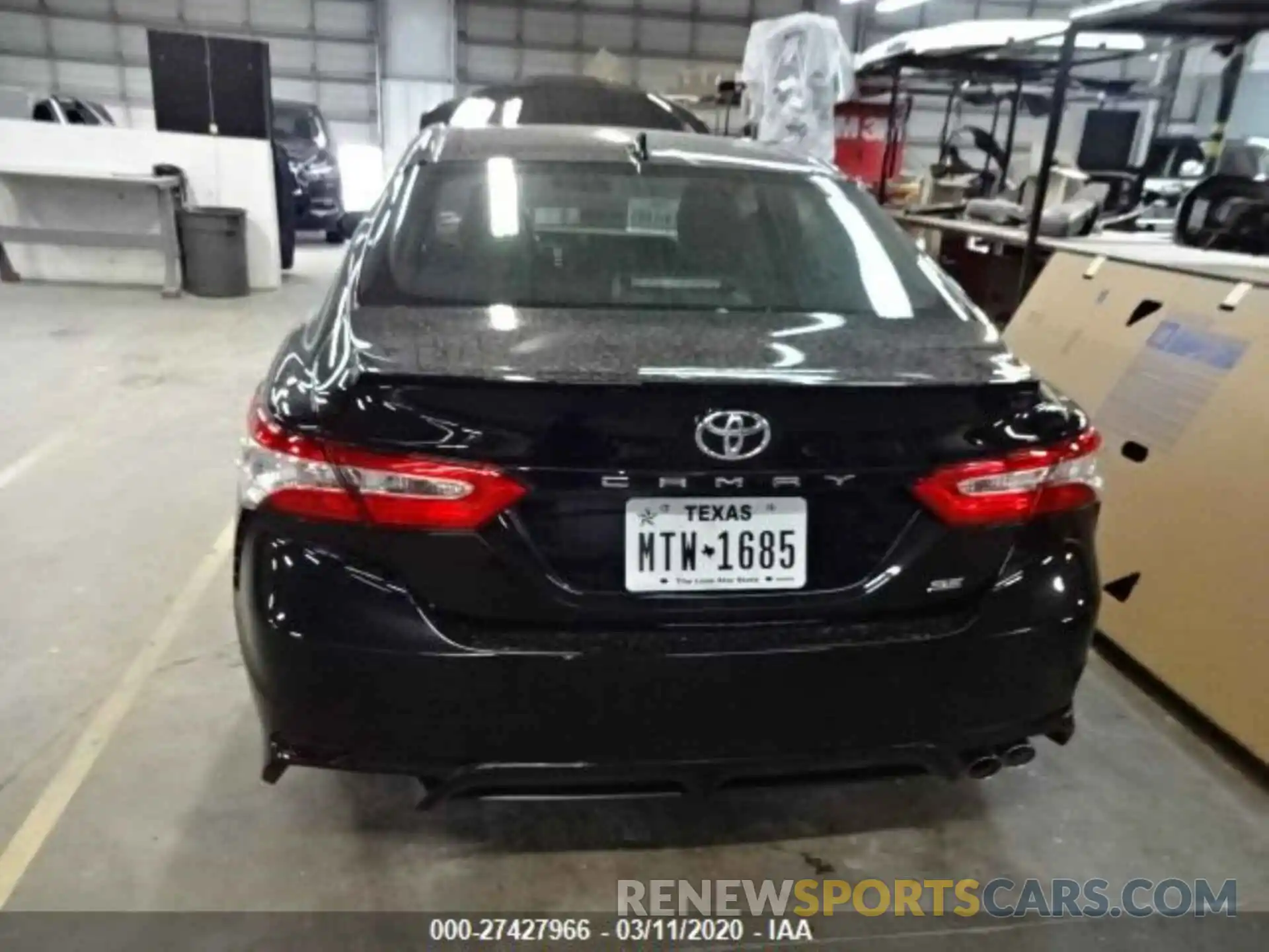 2 Photograph of a damaged car 4T1G11AK4LU326846 TOYOTA CAMRY 2020