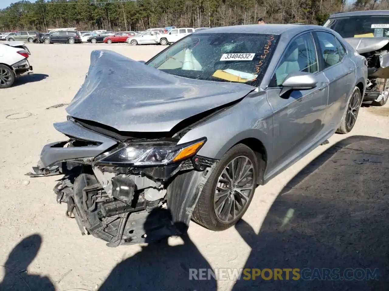 2 Photograph of a damaged car 4T1G11AK4LU329553 TOYOTA CAMRY 2020