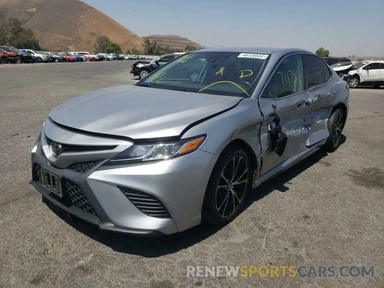 2 Photograph of a damaged car 4T1G11AK4LU339080 TOYOTA CAMRY 2020