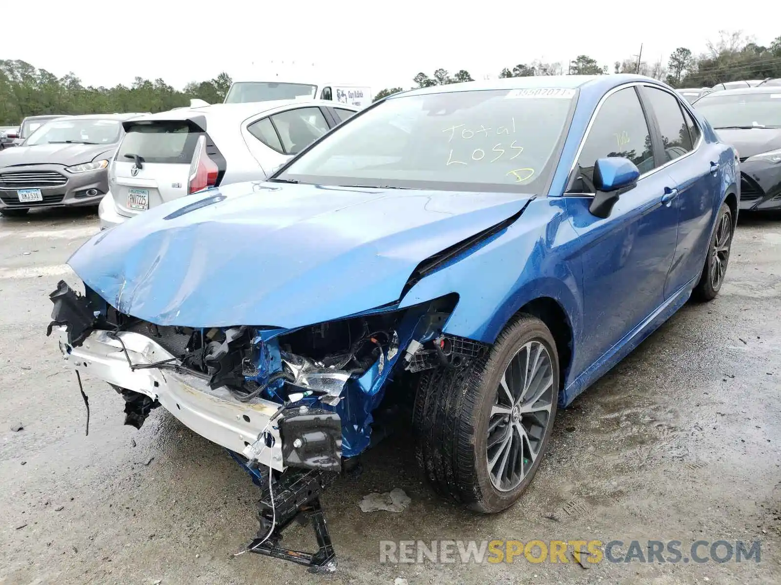 2 Photograph of a damaged car 4T1G11AK4LU351939 TOYOTA CAMRY 2020