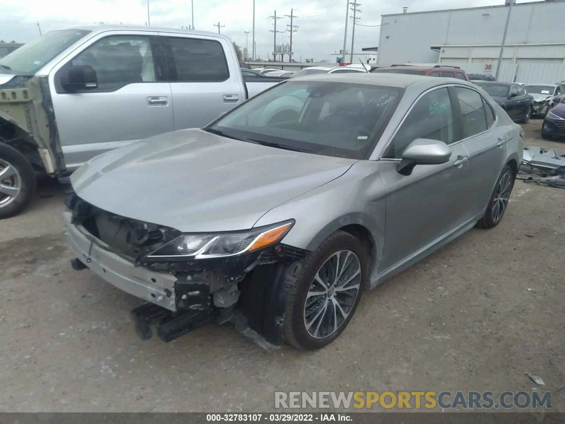 2 Photograph of a damaged car 4T1G11AK4LU360883 TOYOTA CAMRY 2020