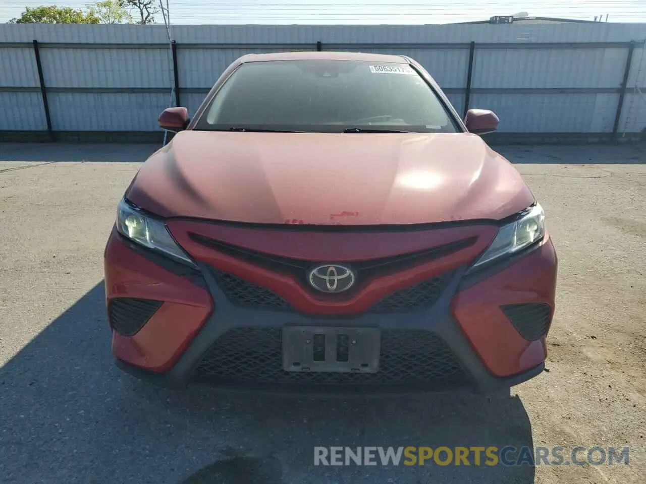 5 Photograph of a damaged car 4T1G11AK4LU370278 TOYOTA CAMRY 2020