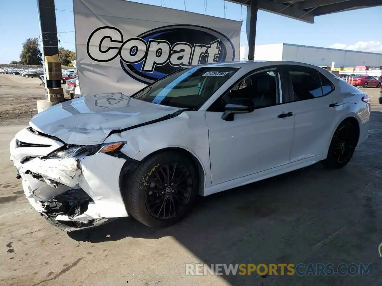1 Photograph of a damaged car 4T1G11AK4LU371527 TOYOTA CAMRY 2020