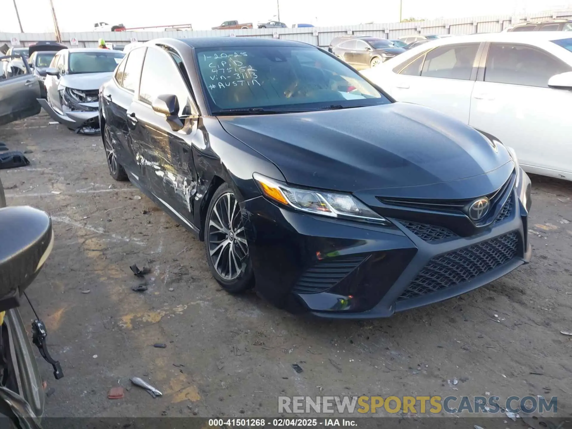 1 Photograph of a damaged car 4T1G11AK4LU913113 TOYOTA CAMRY 2020