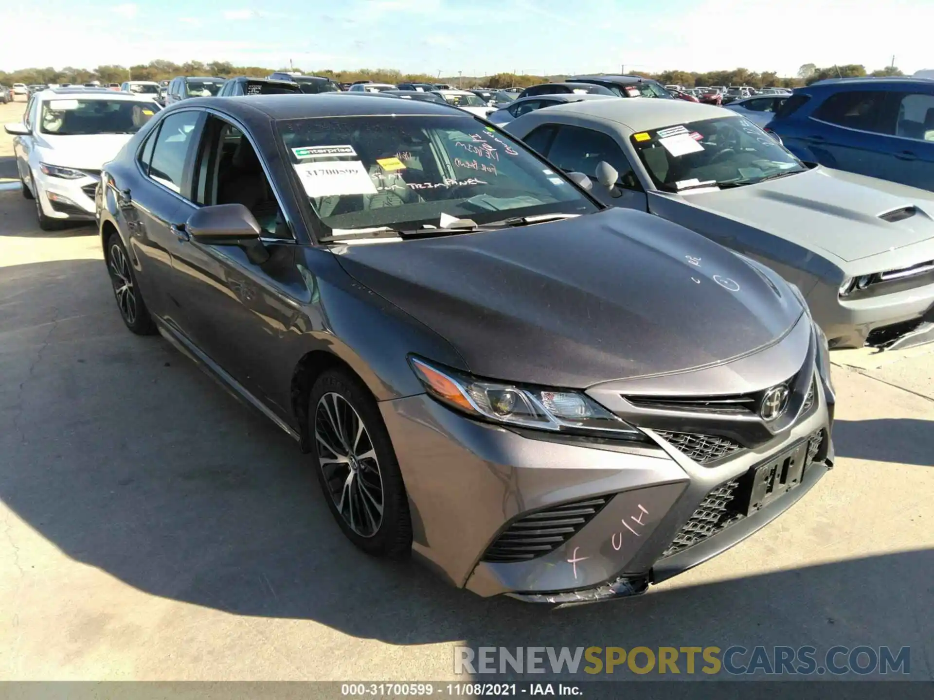 1 Photograph of a damaged car 4T1G11AK4LU940912 TOYOTA CAMRY 2020