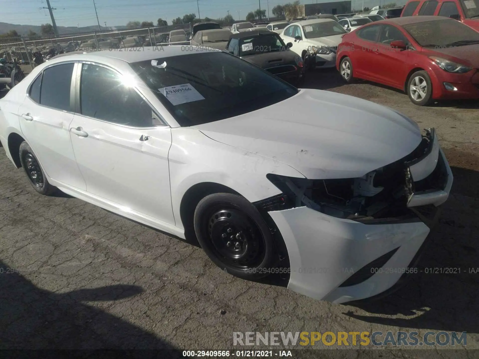 1 Photograph of a damaged car 4T1G11AK5LU302412 TOYOTA CAMRY 2020