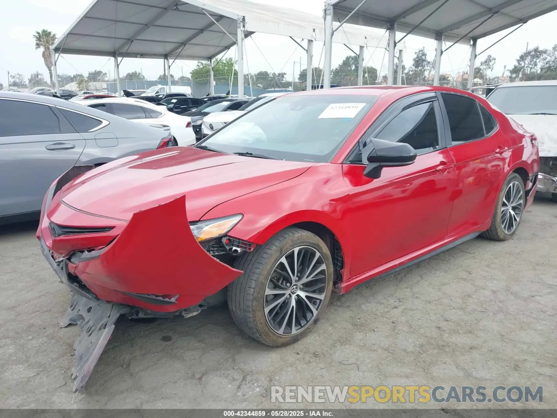 2 Photograph of a damaged car 4T1G11AK5LU308856 TOYOTA CAMRY 2020