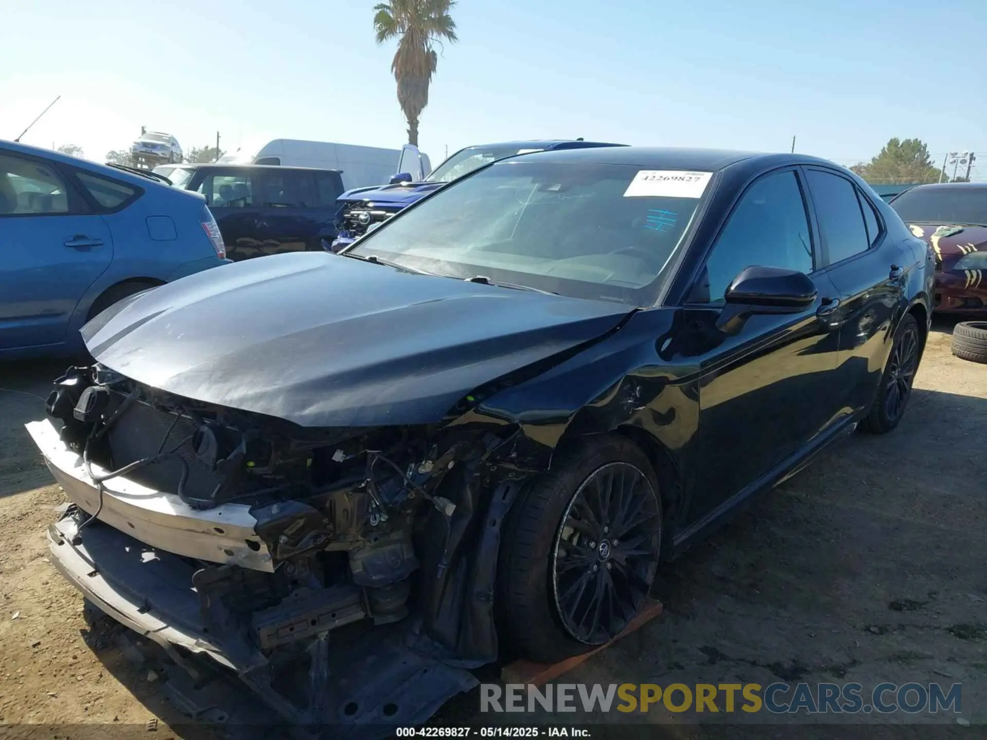2 Photograph of a damaged car 4T1G11AK5LU309456 TOYOTA CAMRY 2020