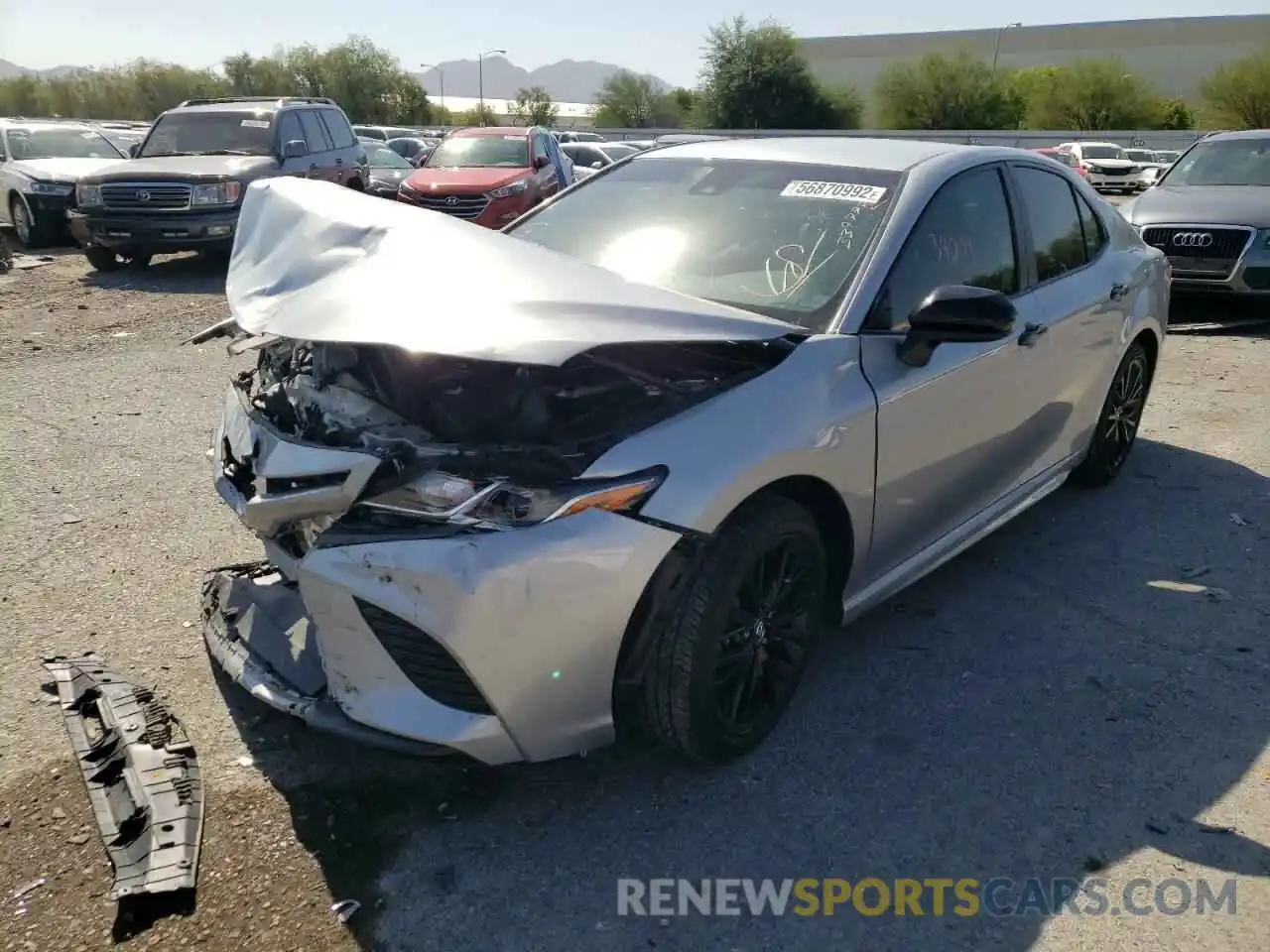 2 Photograph of a damaged car 4T1G11AK5LU310283 TOYOTA CAMRY 2020