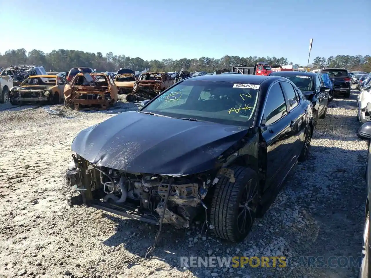 2 Photograph of a damaged car 4T1G11AK5LU312339 TOYOTA CAMRY 2020