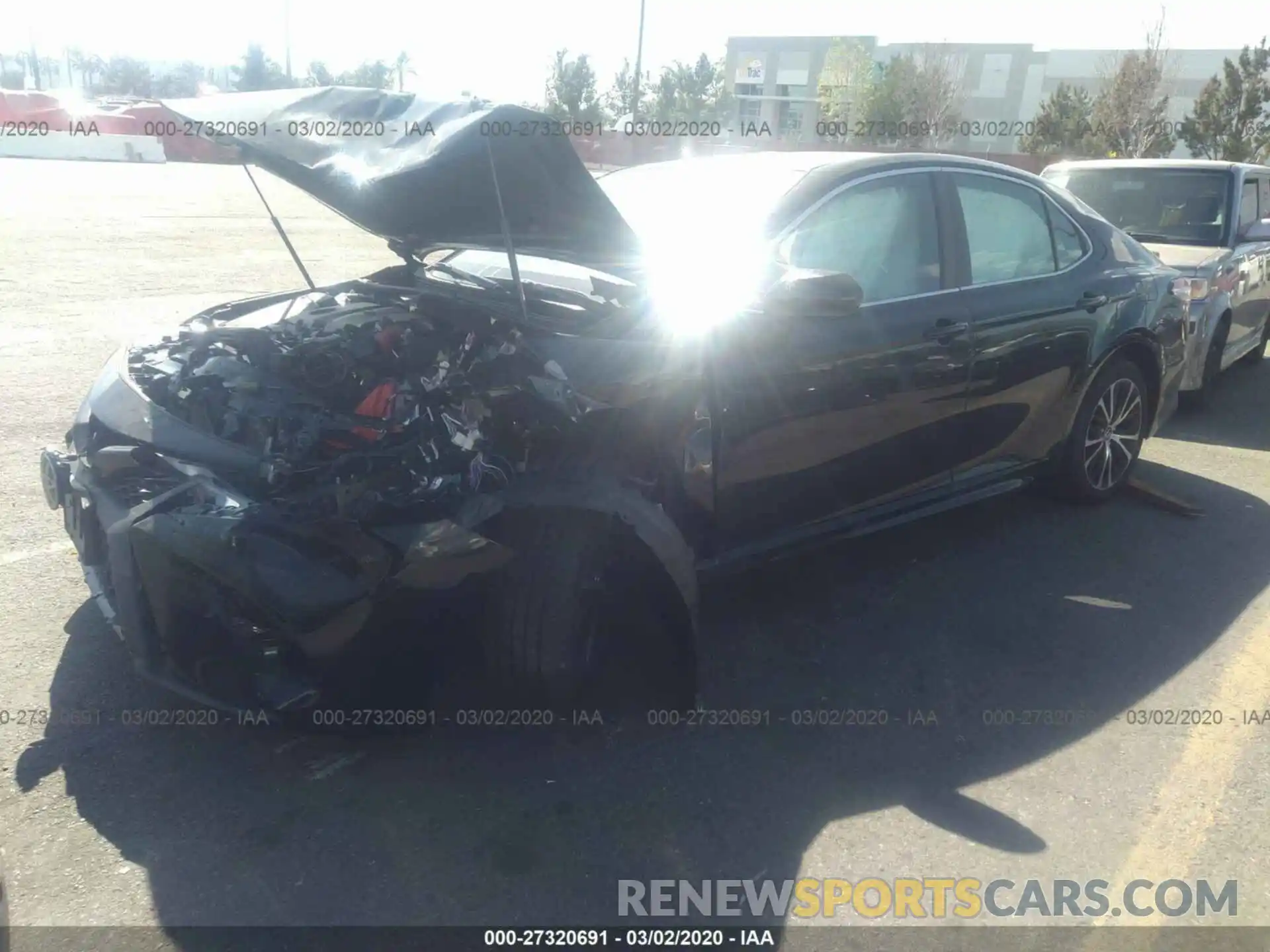 2 Photograph of a damaged car 4T1G11AK5LU858803 TOYOTA CAMRY 2020