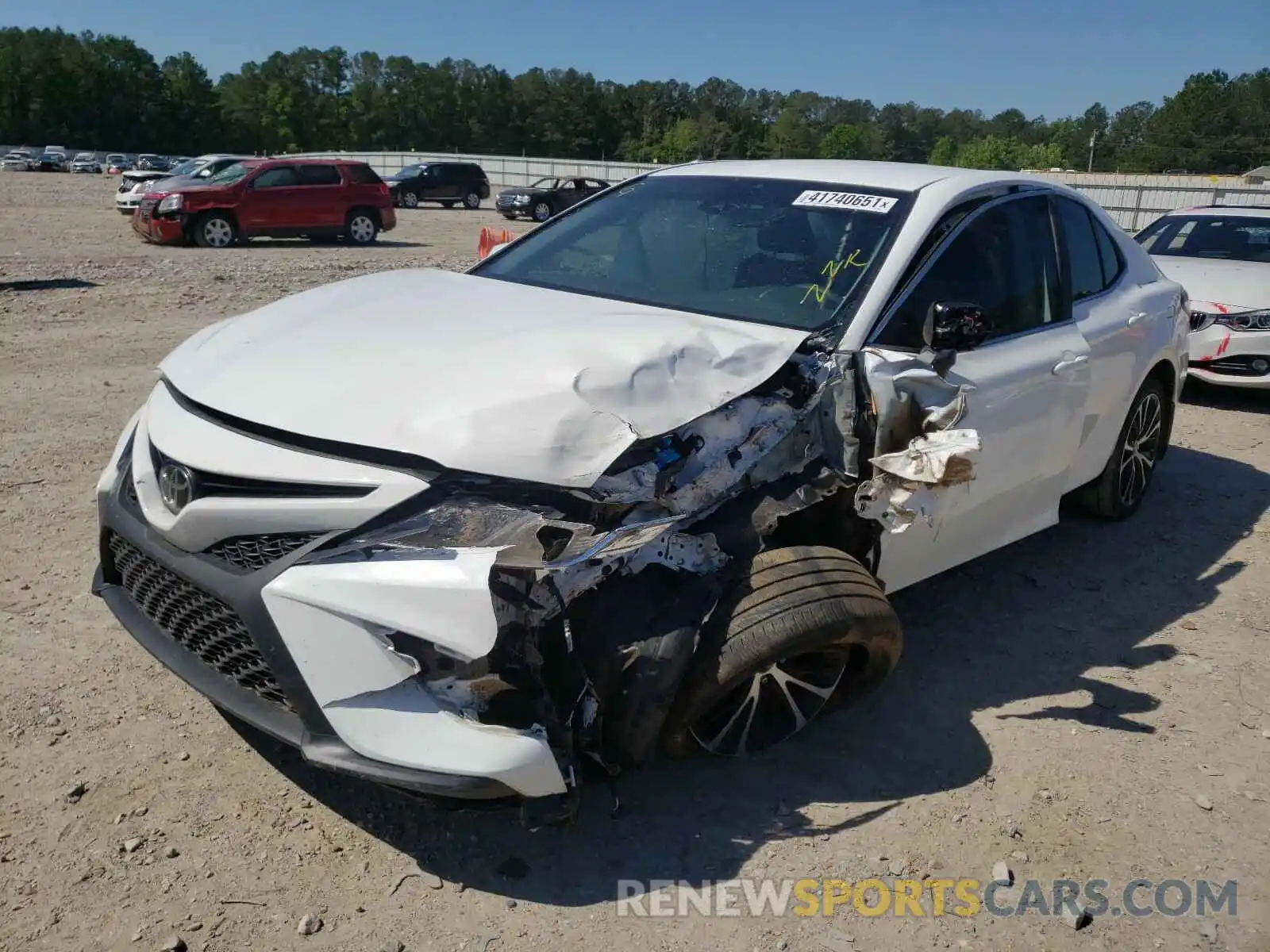 2 Photograph of a damaged car 4T1G11AK5LU894989 TOYOTA CAMRY 2020