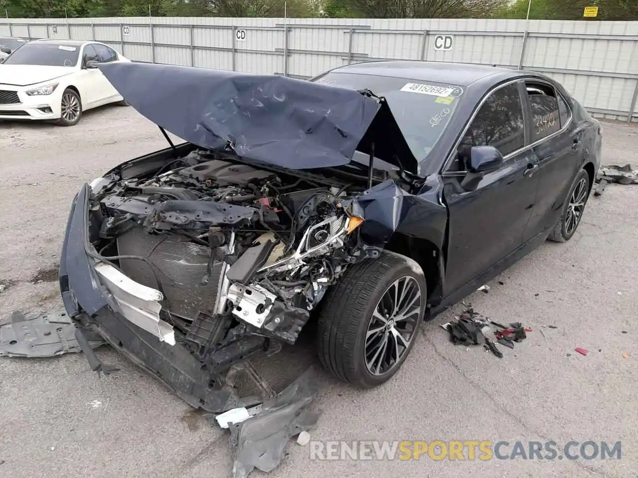 2 Photograph of a damaged car 4T1G11AK5LU926971 TOYOTA CAMRY 2020