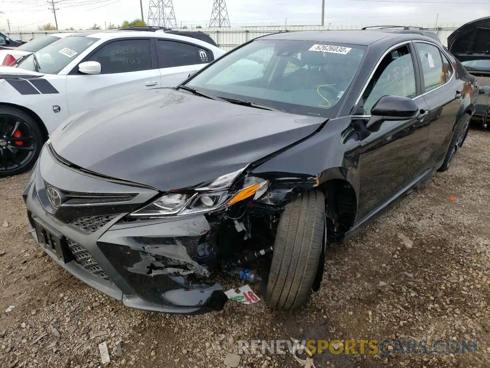 2 Photograph of a damaged car 4T1G11AK5LU944824 TOYOTA CAMRY 2020