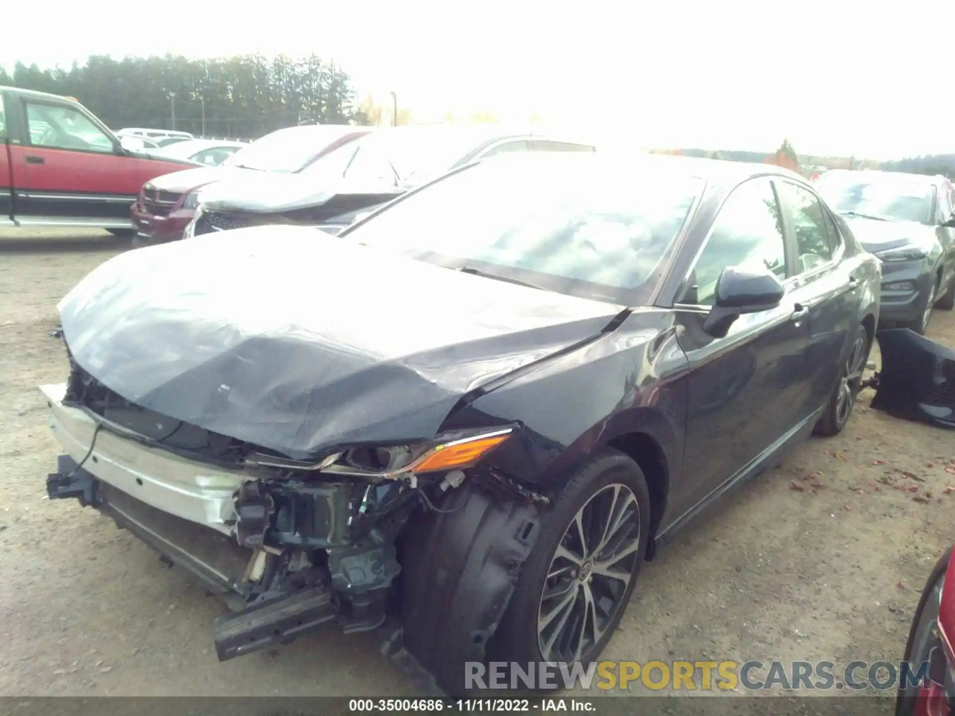 2 Photograph of a damaged car 4T1G11AK5LU973191 TOYOTA CAMRY 2020