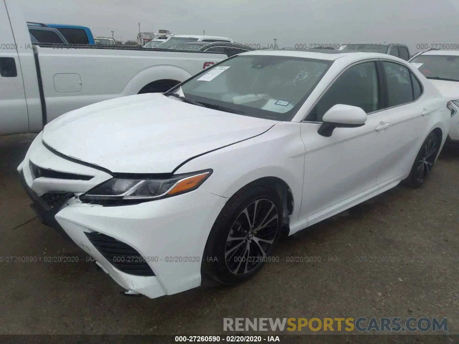 2 Photograph of a damaged car 4T1G11AK6LU301320 TOYOTA CAMRY 2020