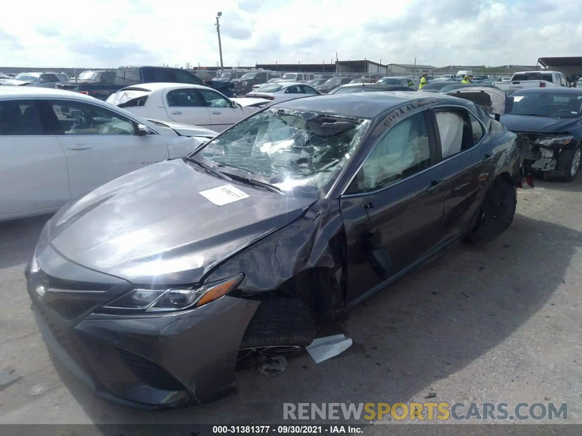 2 Photograph of a damaged car 4T1G11AK6LU306646 TOYOTA CAMRY 2020