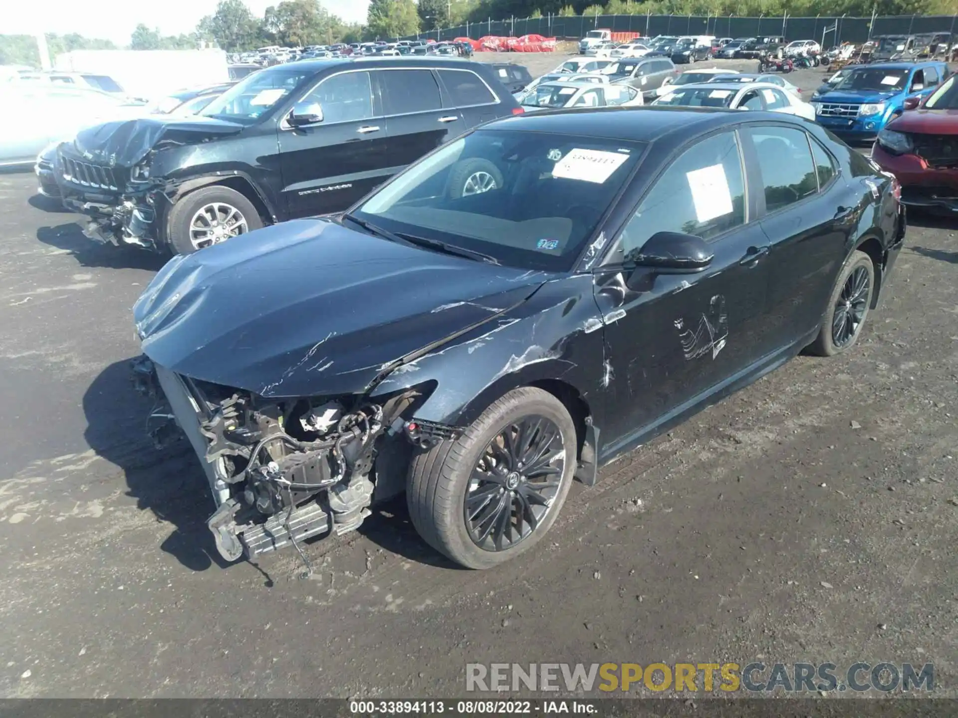 2 Photograph of a damaged car 4T1G11AK6LU310504 TOYOTA CAMRY 2020