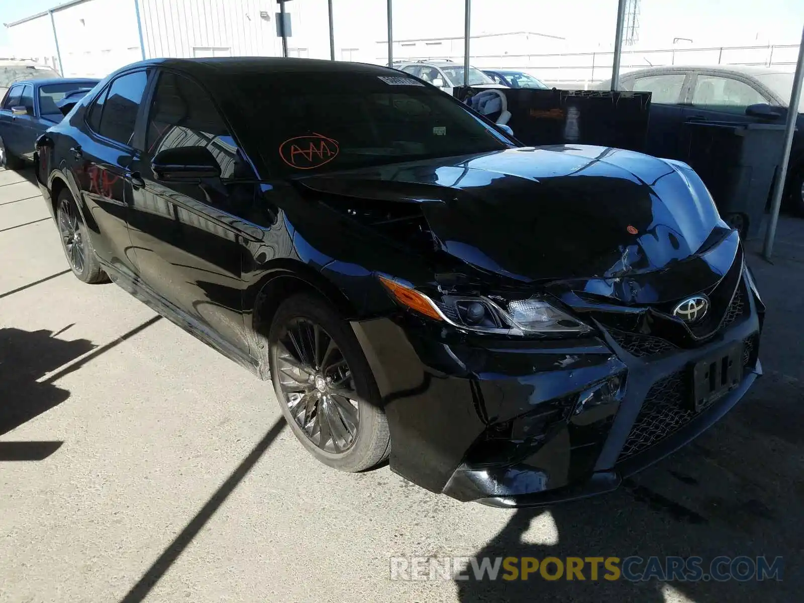 1 Photograph of a damaged car 4T1G11AK6LU311796 TOYOTA CAMRY 2020