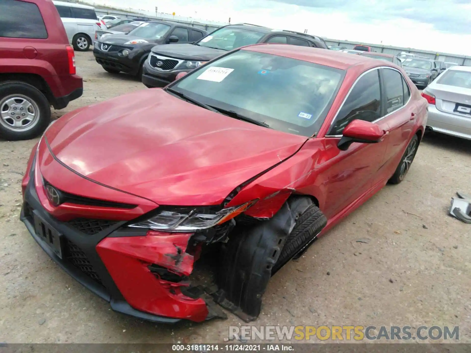 2 Photograph of a damaged car 4T1G11AK6LU323849 TOYOTA CAMRY 2020