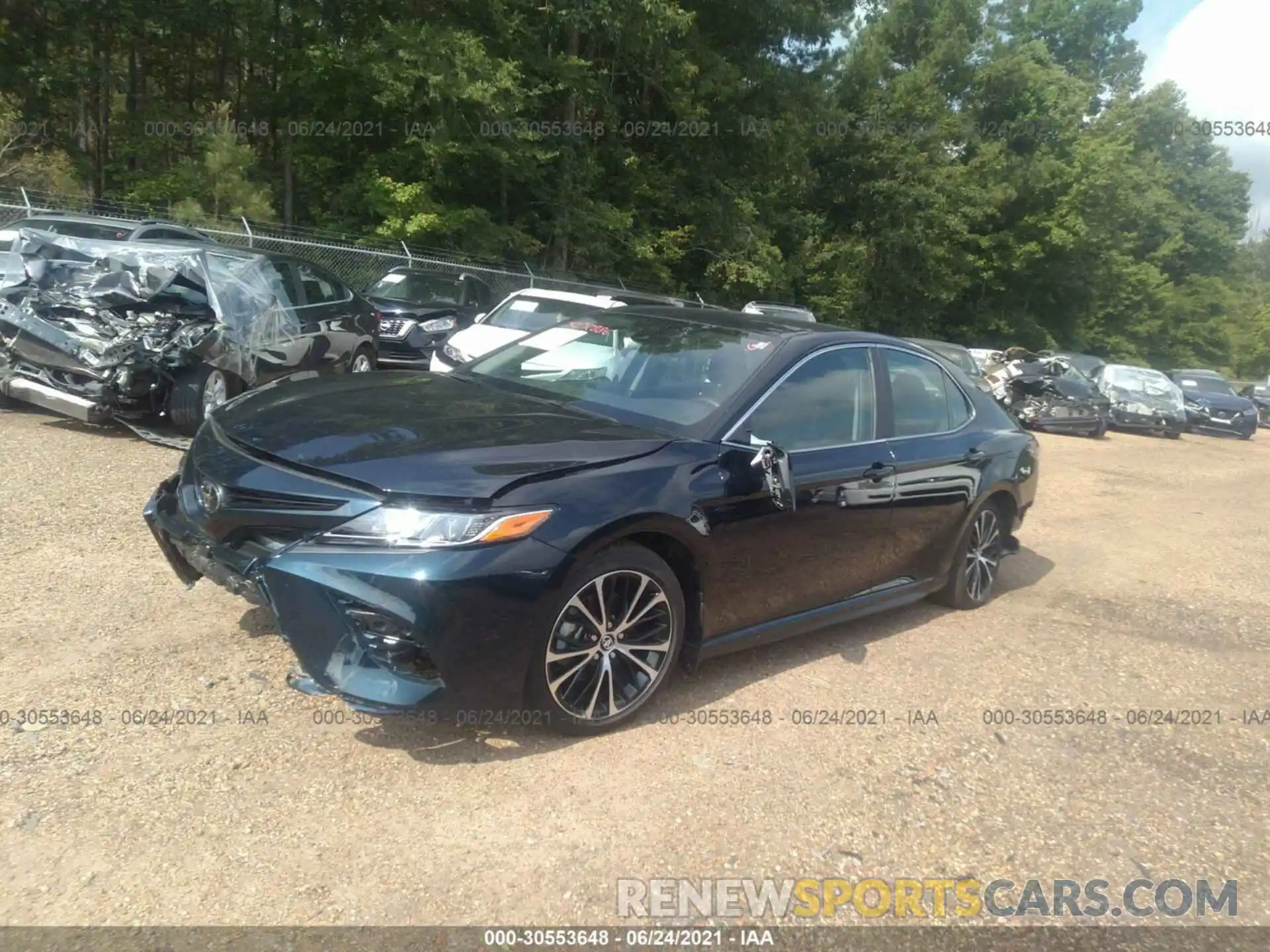 2 Photograph of a damaged car 4T1G11AK6LU338464 TOYOTA CAMRY 2020