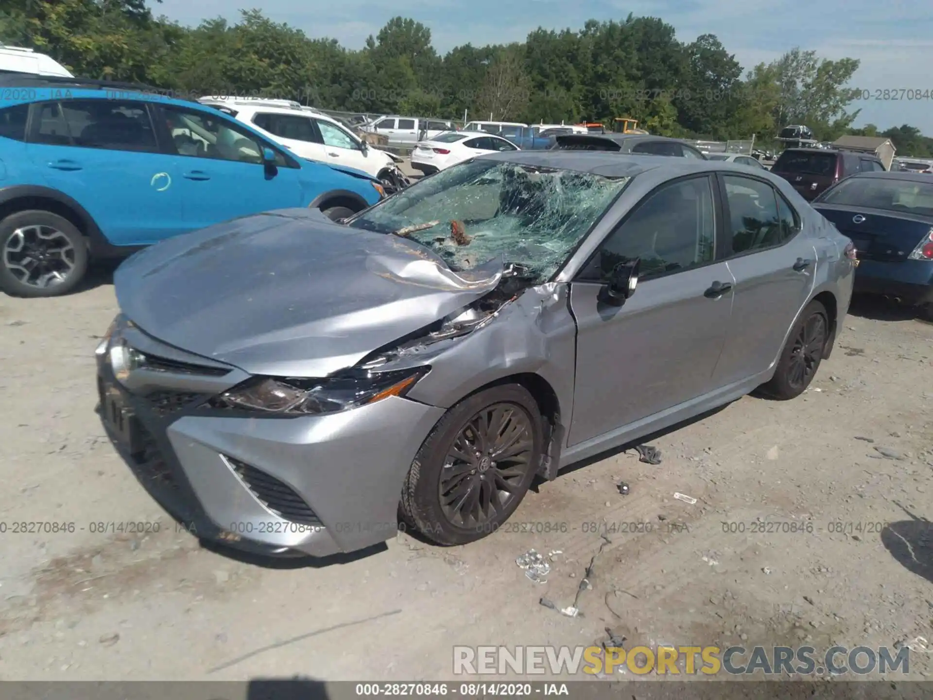 2 Photograph of a damaged car 4T1G11AK6LU361646 TOYOTA CAMRY 2020