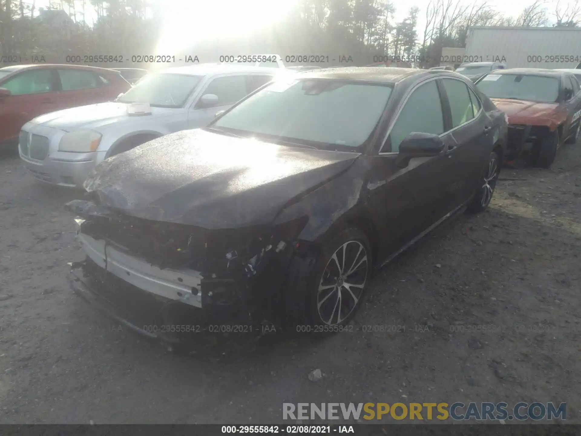 2 Photograph of a damaged car 4T1G11AK6LU363381 TOYOTA CAMRY 2020