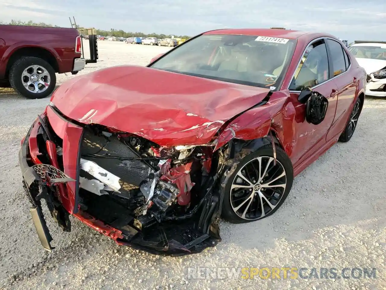 1 Photograph of a damaged car 4T1G11AK6LU364756 TOYOTA CAMRY 2020