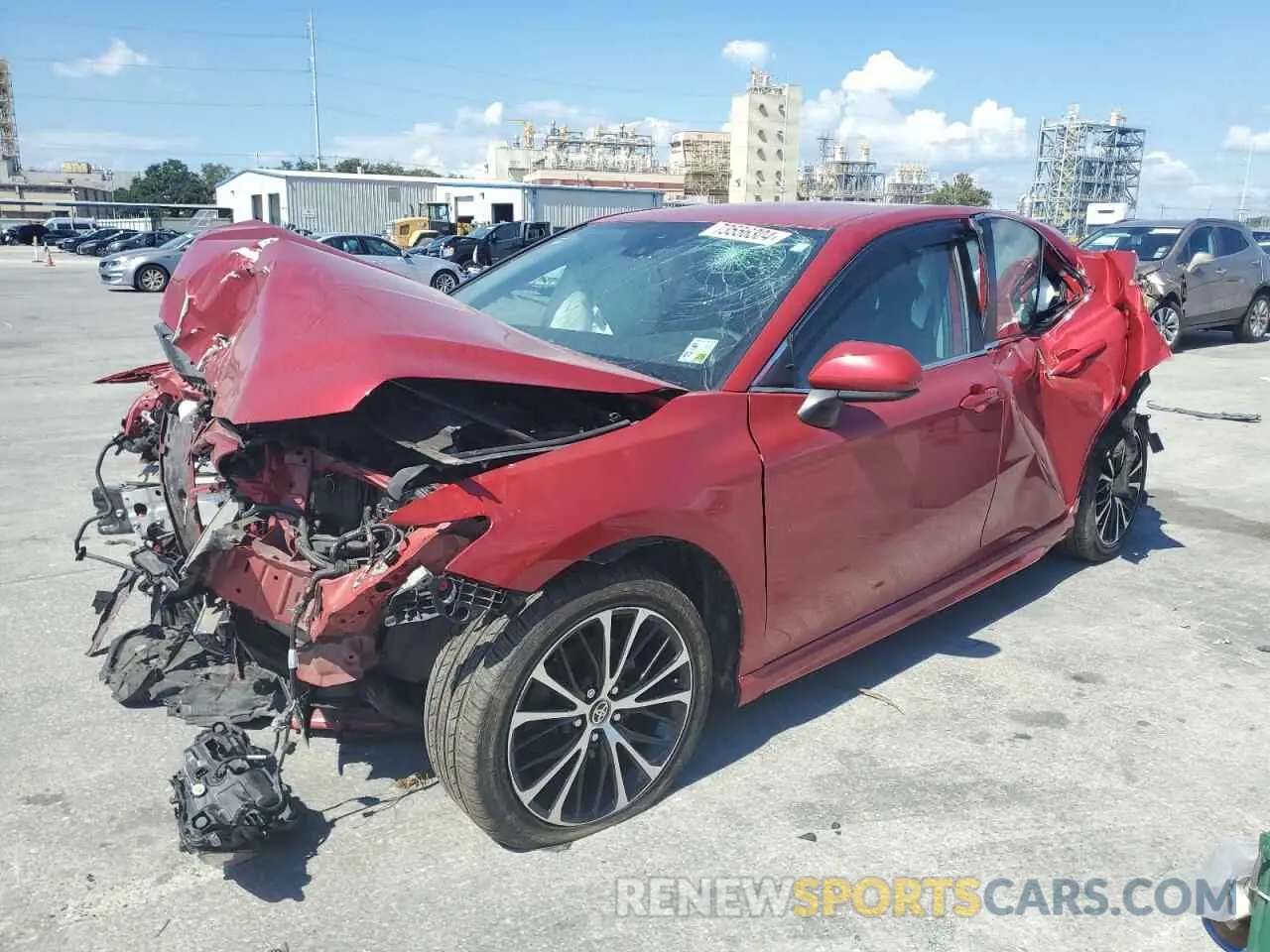 1 Photograph of a damaged car 4T1G11AK6LU364854 TOYOTA CAMRY 2020
