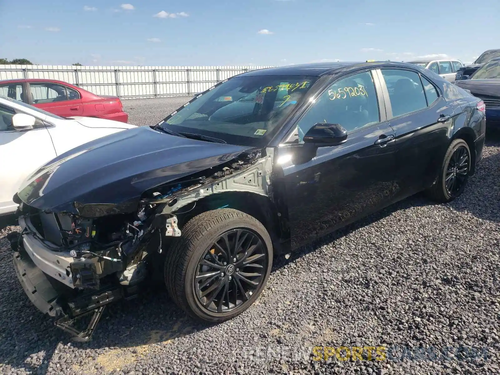 2 Photograph of a damaged car 4T1G11AK6LU385929 TOYOTA CAMRY 2020