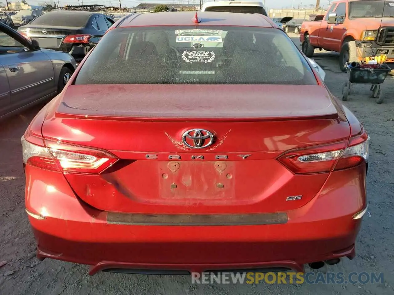 6 Photograph of a damaged car 4T1G11AK6LU395120 TOYOTA CAMRY 2020