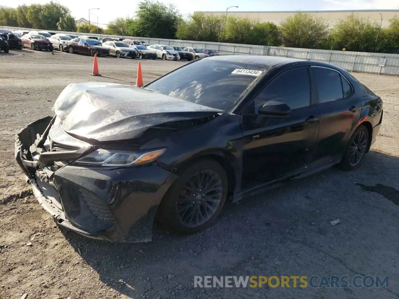 1 Photograph of a damaged car 4T1G11AK6LU396283 TOYOTA CAMRY 2020