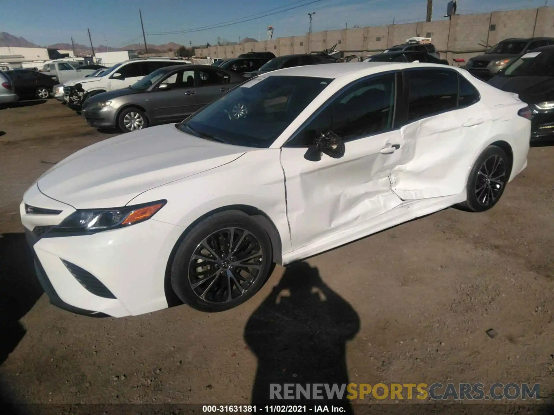 2 Photograph of a damaged car 4T1G11AK6LU857045 TOYOTA CAMRY 2020