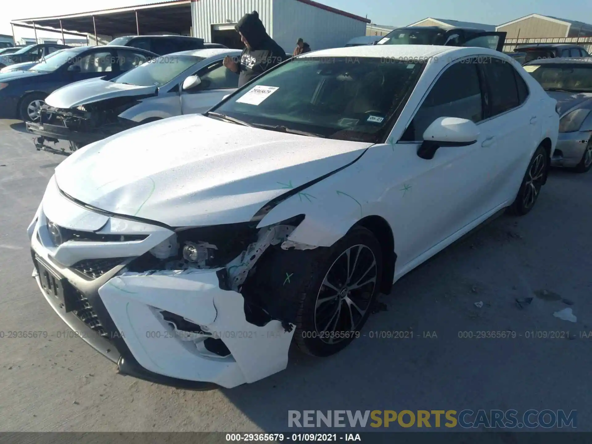 2 Photograph of a damaged car 4T1G11AK6LU874217 TOYOTA CAMRY 2020