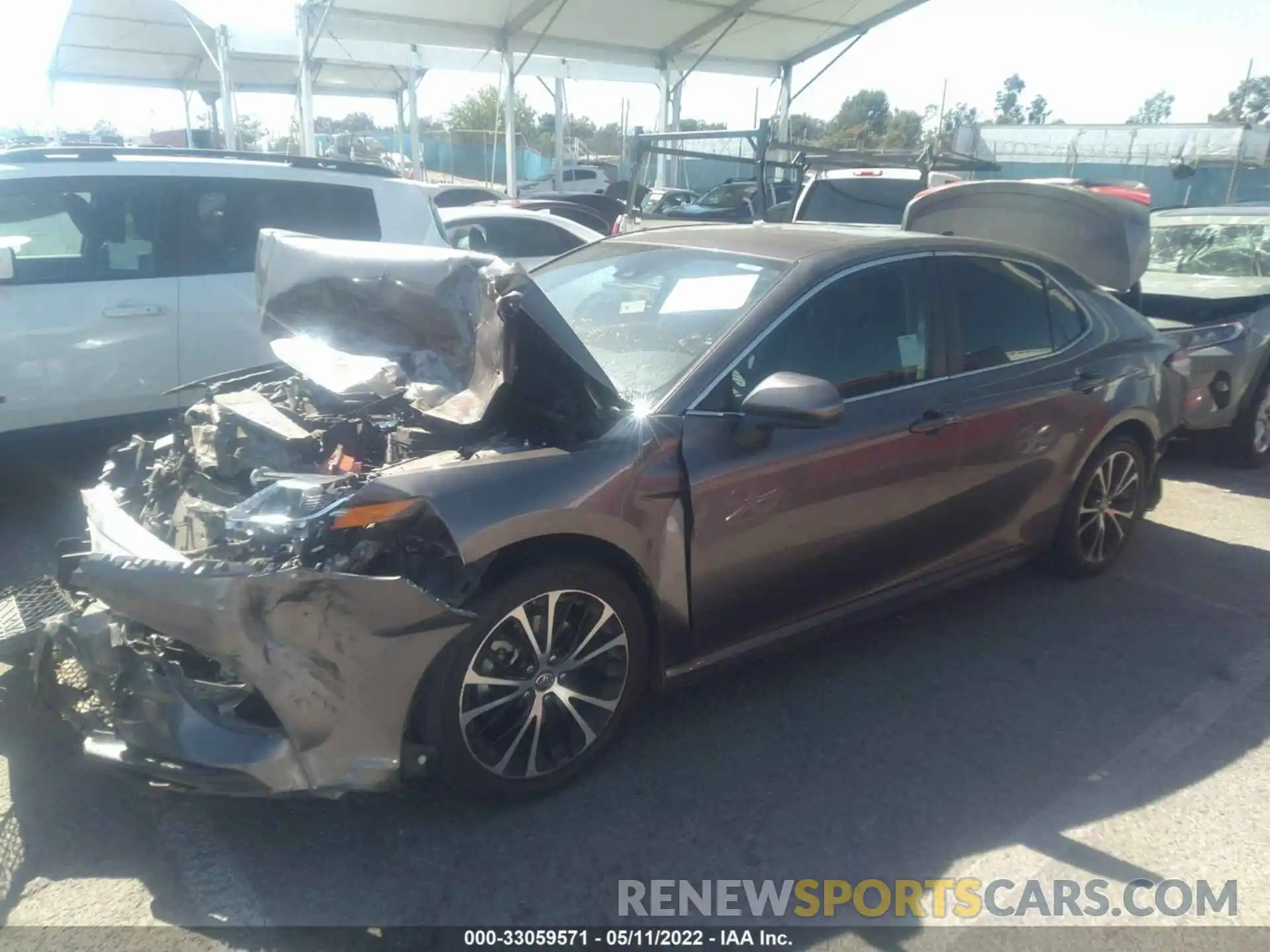 2 Photograph of a damaged car 4T1G11AK6LU894077 TOYOTA CAMRY 2020