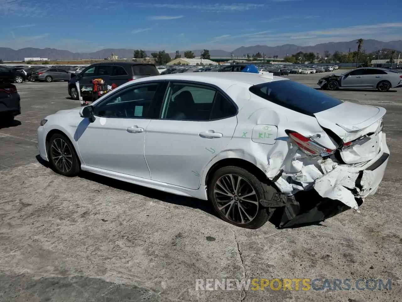 2 Photograph of a damaged car 4T1G11AK6LU917874 TOYOTA CAMRY 2020