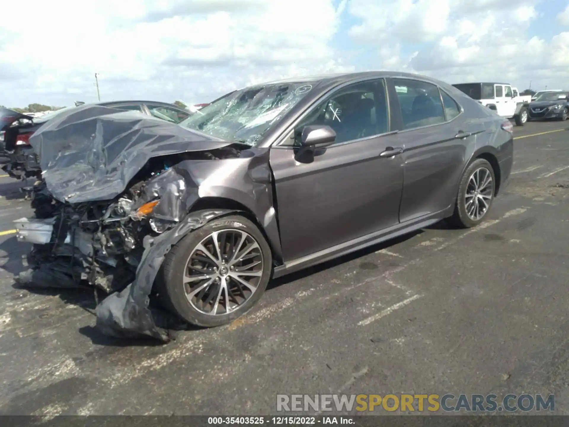 2 Photograph of a damaged car 4T1G11AK6LU929636 TOYOTA CAMRY 2020